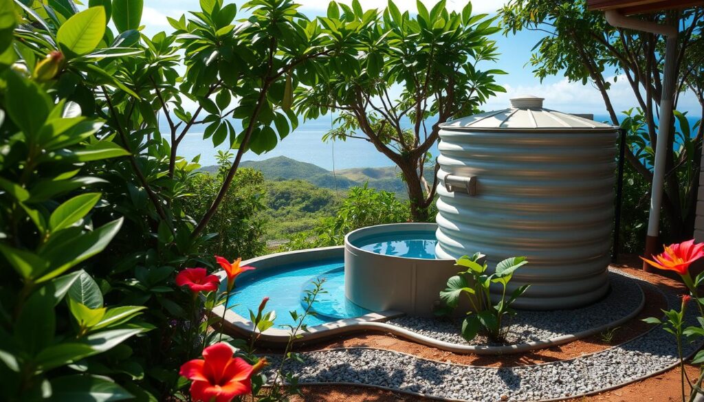 Hawaii off-grid water catchment systems