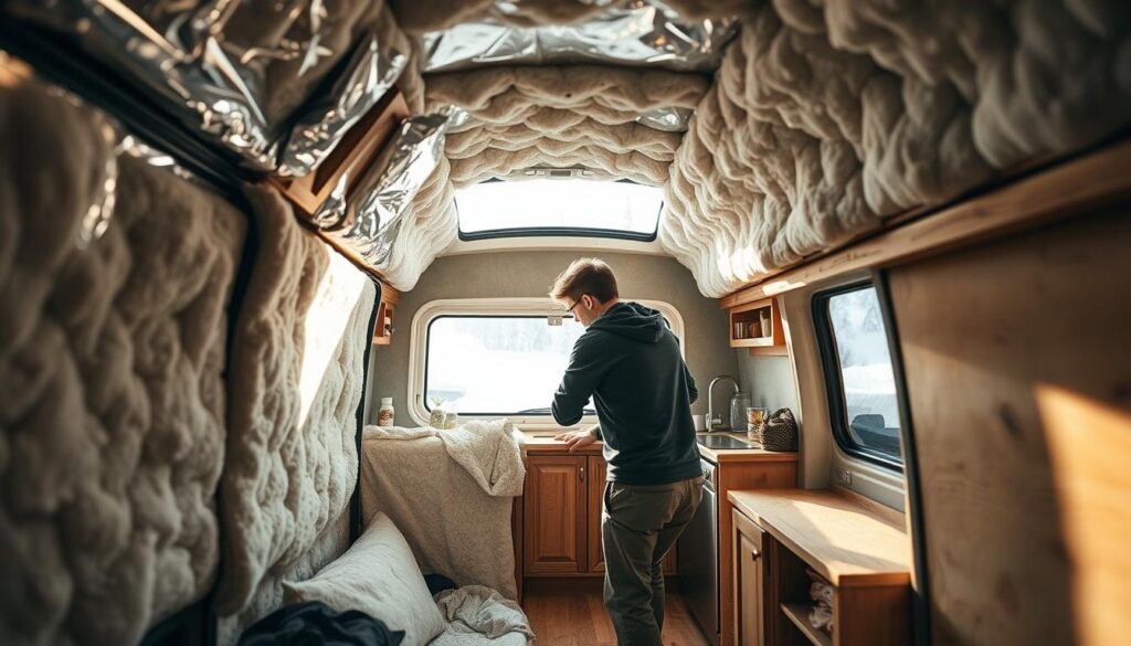 Insulation for van living