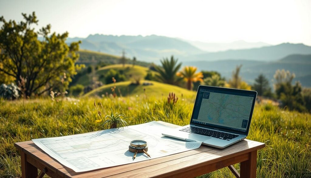 Off-grid location planning