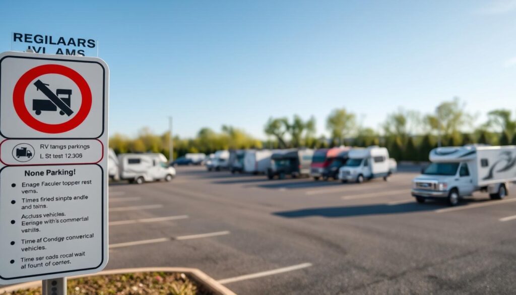 RV parking regulations