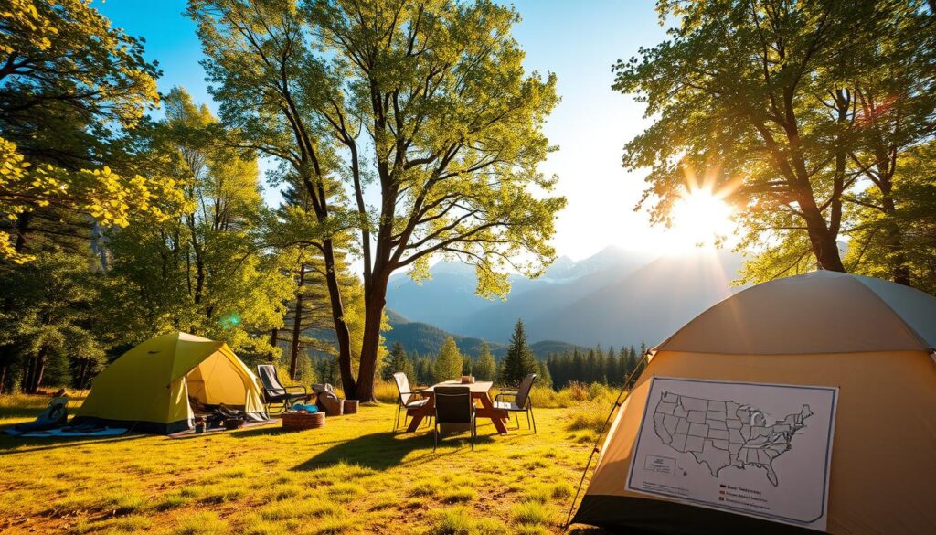 U.S. long-term camping guidelines