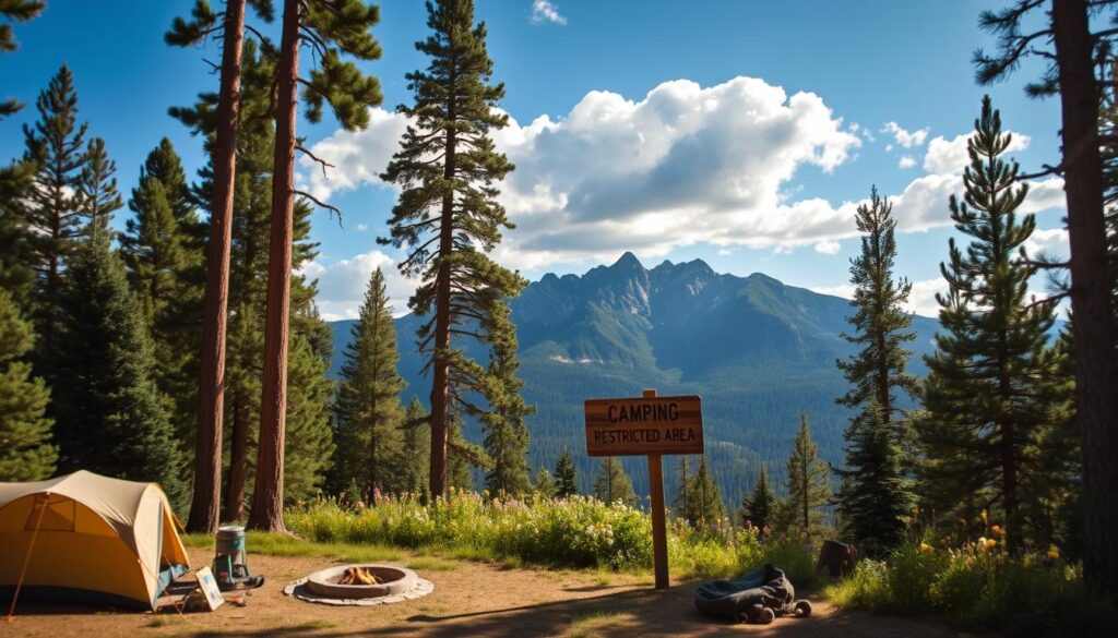 camping restrictions in the United States