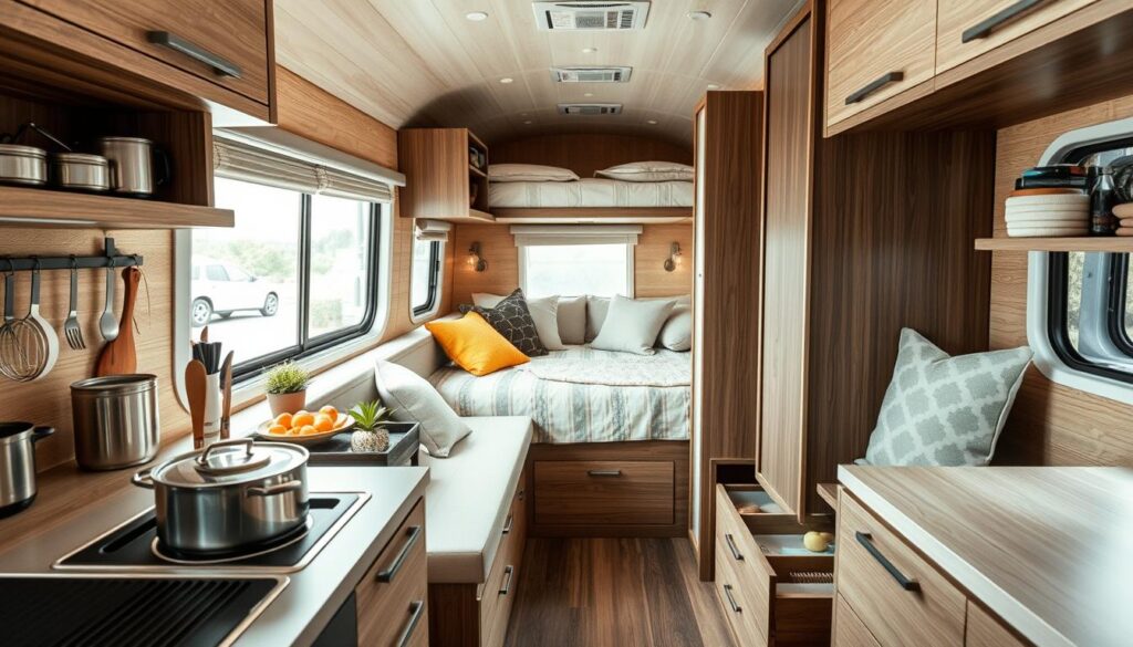 efficient storage solutions for mobile living