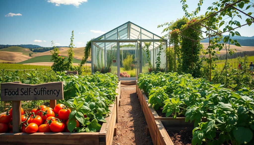 off-grid greenhouse gardening