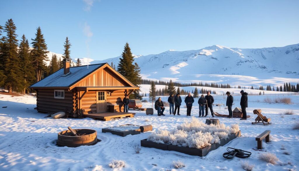 off grid living in cold climates