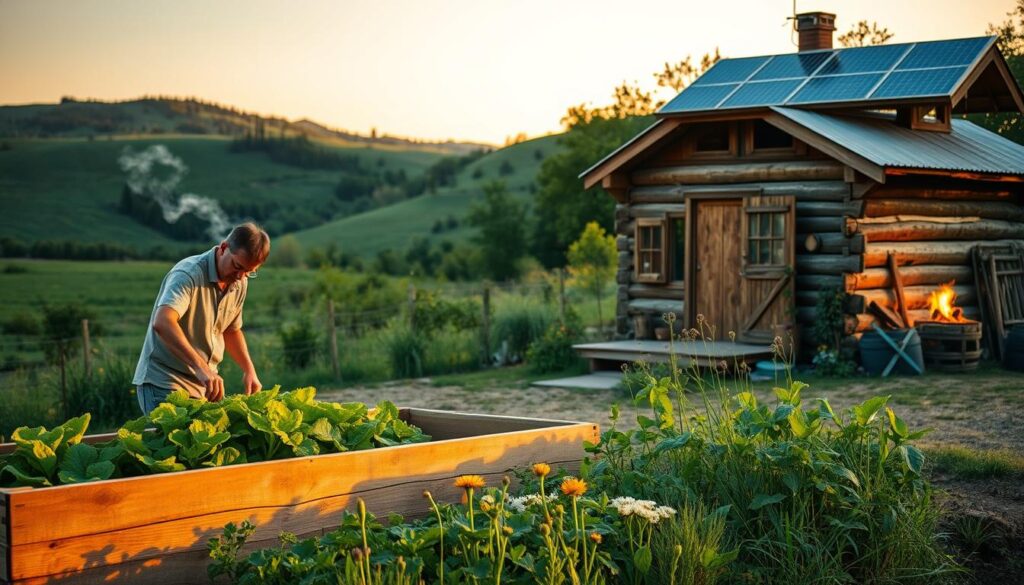 off grid living routines