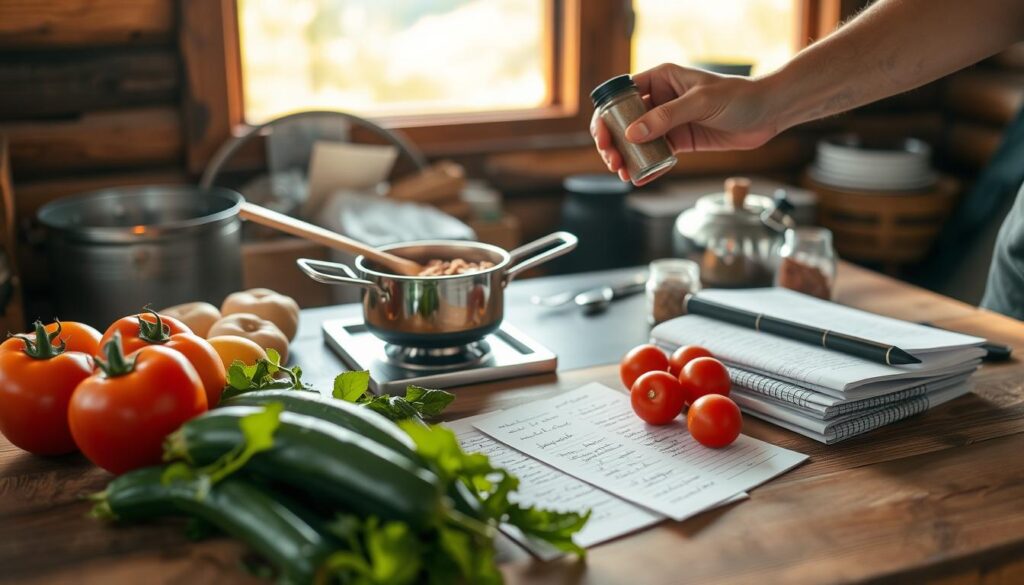 off-grid meal planning