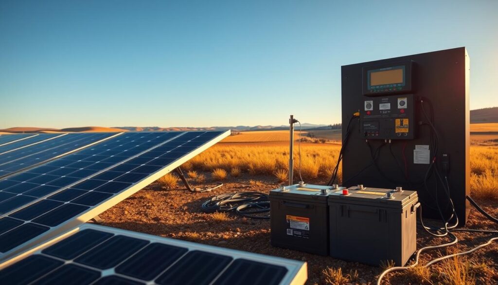 off grid solar setup components