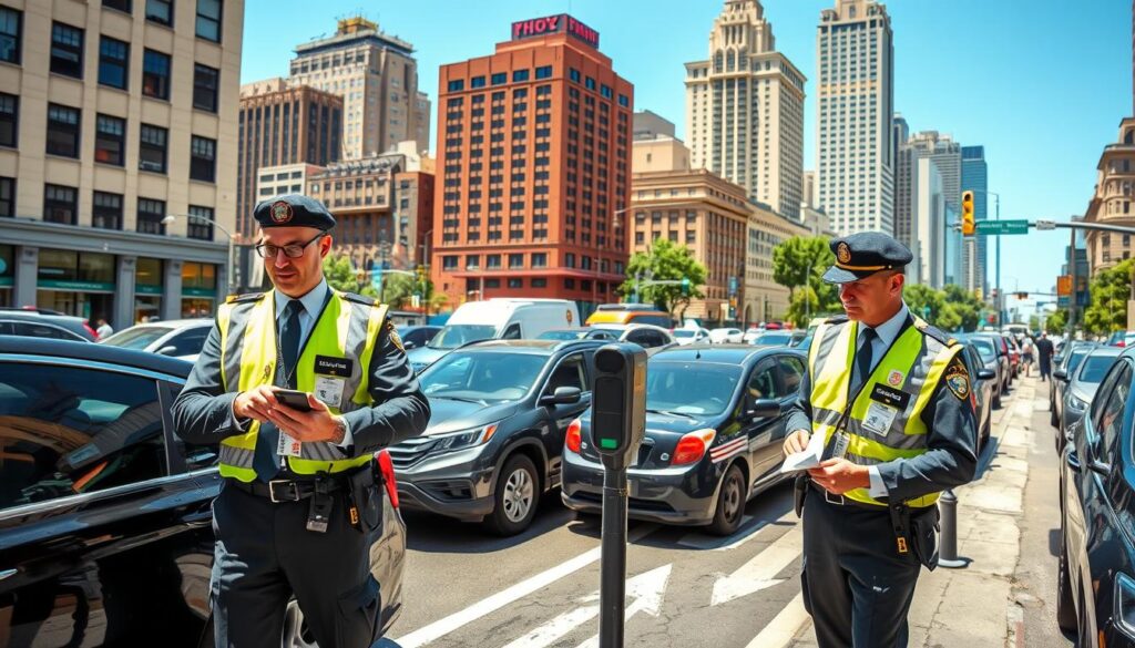 parking enforcement officers